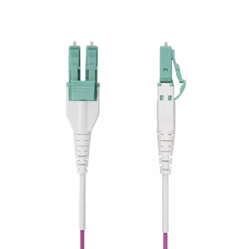 StarTech.com 30m LC-LC OM4 daugiamodis optinis kabelis, Erika Violet, 50/125µm, 40G/100G, LOMMF/VCSEL, Uniboot, OFNR