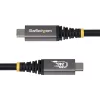 StarTech.com 1,5 m USB4 laidas, 80 Gbps, USB-IF sertifikuotas USB-C laidas, 240 W PD, 8K 120 Hz / 4K 240 Hz DP2.1 DP80, TPE apvalkalas, suderinamas su Thunderbolt 4 - juodas USB-C kabelis