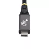 StarTech.com 1,5 m USB4 laidas, 80 Gbps, USB-IF sertifikuotas USB-C laidas, 240 W PD, 8K 120 Hz / 4K 240 Hz DP2.1 DP80, TPE apvalkalas, suderinamas su Thunderbolt 4 - juodas USB-C kabelis
