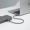 StarTech.com 1,5 m USB4 laidas, 80 Gbps, USB-IF sertifikuotas USB-C laidas, 240 W PD, 8K 120 Hz / 4K 240 Hz DP2.1 DP80, TPE apvalkalas, suderinamas su Thunderbolt 4 - juodas USB-C kabelis