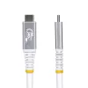 StarTech.com 1m USB4 laidas, 80Gbps, USB-IF sertifikuotas USB-C, 240W PD, 8K 120Hz/4K 240Hz DP2.1 DP80, TPE apvalkalas, suderinamas su Thunderbolt 4 – baltas USB-C laidas