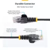 StarTech.com 25 cm geltonas plonas CAT6 Ethernet kabelis, be užkablių, 100W PoE, UTP, LSZH, 28AWG gryna vario viela, plonas RJ45 tinklo jungiamasis laidas su įtempimo mažinimu, individualiai išbandytas