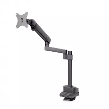 StarTech.com stalinis monitoriaus laikiklis su spyruokline ranka, iki 40 colių / 8 kg, C spaustuvas / grometinis tvirtinimas, montavimas iš viršaus, reguliavimas be įrankių