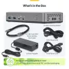 StarTech.com 199UE-USBC-DOCK dokų stotelė / prievadų replikatorius, laidinis, USB 3.2 Gen 2 (3.1 Gen 2) Type-C, pilka