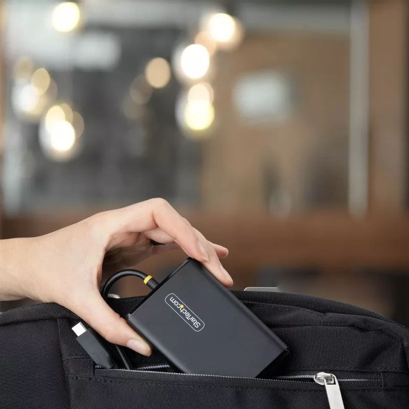 StarTech.com 65W USB-C nešiojamojo kompiuterio įkroviklis su 1,5 m USB-C kabeliu, maitinimo adapteris, tinka Dell, XPS, HP ProBook, MacBook Pro, Microsoft Surface Pro