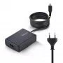 StarTech.com 100W USB-C nešiojamojo kompiuterio įkroviklis su 1,5 m pritvirtintu USB-C laidu, maitinimo adapteris, tinkantis Dell, XPS, HP ProBook, MacBook Pro, Microsoft Surface Pro