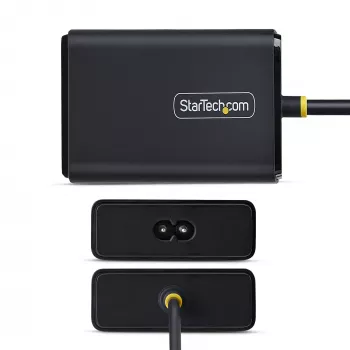 StarTech.com 100W USB-C nešiojamojo kompiuterio įkroviklis su 1,5 m pritvirtintu USB-C laidu, maitinimo adapteris, tinkantis Dell, XPS, HP ProBook, MacBook Pro, Microsoft Surface Pro