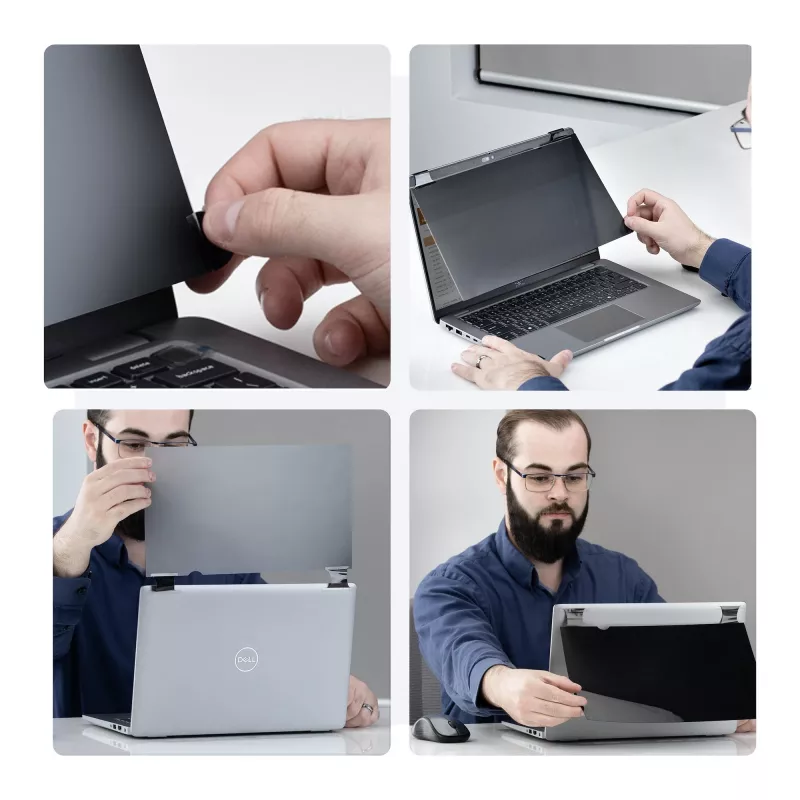 StarTech.com 16 colių 16:10 Ryškumo privatumo ekrano filtras su lietimu, apverčiamas, 75% šviesos pralaidumas, anti-blizgesys, +/- 30° žiūrėjimo kampas