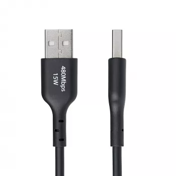 StarTech.com USB-A į USB-C įkrovimo laidas, 15 cm, 3A, USB 2.0, TPE apvalkalas, juodas