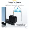 StarTech.com USB-C įkrovimo laidas, 15 cm, 60 W (3 A) PD, dviejų sluoksnių pintas nailonas/TPE, USB 2.0