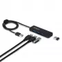 StarTech.com 4 prievadų USB-A šakotuvas, 5 Gbps, maitinamas iš magistralės, USB-A į 4x USB-A mini šakotuvas, ilgas 2 pėdų / 61 cm pagrindinis laidas, PCR plastikas, nešiojamas stalinio / nešiojamojo kompiuterio USB šakotuvas