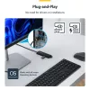 StarTech.com 4 prievadų USB-A šakotuvas, 5 Gbps, maitinamas iš magistralės, USB-A į 4x USB-A mini šakotuvas, ilgas 2 pėdų / 61 cm pagrindinis laidas, PCR plastikas, nešiojamas stalinio / nešiojamojo kompiuterio USB šakotuvas