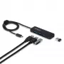 StarTech.com 4 prievadų USB-C šakotuvas, 5Gbps, maitinamas iš magistralės, USB-C į 4x USB-A mini šakotuvas, ilgas 61 cm laidas, PCR plastikas, nešiojamas stalinio / nešiojamojo kompiuterio USB šakotuvas