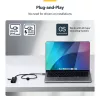 StarTech.com 4 prievadų USB-C šakotuvas, 5Gbps, maitinamas iš magistralės, USB-C į 4x USB-A mini šakotuvas, ilgas 61 cm laidas, PCR plastikas, nešiojamas stalinio / nešiojamojo kompiuterio USB šakotuvas