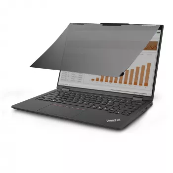 Privatumo filtras StarTech.com Lenovo X13 Yoga Gen 4, 13,3 col., 16:10, blizgesį mažinantis, liečiamas, 75% šviesos pralaidumas, +/-30° žiūrėjimo kampas