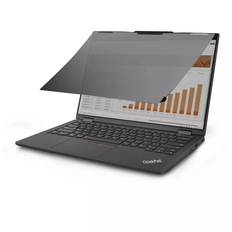 Privatumo filtras StarTech.com Lenovo X13 Yoga Gen 4, 13,3 col., 16:10, blizgesį mažinantis, liečiamas, 75% šviesos pralaidumas, +/-30° žiūrėjimo kampas