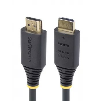 StarTech.com 2,4 m Premium sertifikuotas greitas HDMI laidas, 4K 60Hz/1440p 144Hz, HDR10/HDCP 2.2/ARC, 18Gbps, UHD HDMI 2.0, TPE apvalkalas