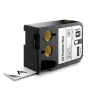 DYMO XTL Universalūs vinilo lipdukai | 24 mm x 7 m | Juodi ant balto