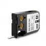 DYMO XTL terminio susitraukimo vamzdeliai etiketėms | 6 mm x 2,7 m | juoda ant baltos