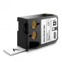 DYMO XTL termosusitraukiantys vamzdeliai etiketėms | 24 mm x 2,7 m | juoda ant baltos