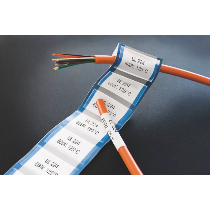 DYMO XTL termosusitraukiantys vamzdeliai etiketėms | 24 mm x 2,7 m | juoda ant baltos