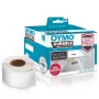DYMO LW Durable etiketės – 19 x 64 mm – 1933085, baltos, lipnios, polipropilenas (PP), nuolatinis lipnumas, stačiakampės, -18 – 50 °C