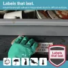 DYMO LW Durable etiketės – 19 x 64 mm – 1933085, baltos, lipnios, polipropilenas (PP), nuolatinis lipnumas, stačiakampės, -18 – 50 °C