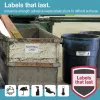 DYMO LW Durable etiketės – 19 x 64 mm – 1933085, baltos, lipnios, polipropilenas (PP), nuolatinis lipnumas, stačiakampės, -18 – 50 °C
