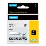 DYMO Rhino pramoninės vinilinės etiketės | 24 mm x 5,5 m | juodas spausdinimas ant baltos | lipnios | LabelManager ir Rhino etikečių spausdintuvams