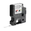 DYMO Rhino Industrial nuolatinės poliesterio etiketės | 6 mm x 5,5 m | juodas spausdinimas ant balto | lipnios | Rhino ir LabelManager etikečių spausdintuvams