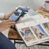 DYMO LetraTag LT-100H nešiojamas etikečių spausdintuvas | ABC klaviatūra, 13 simbolių LCD ekranas, skirta namams ir biurui, mėlyna
