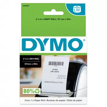 DYMO Autentiškos LabelWriter ištisinės etiketės | 57 mm x 91 m | 1 ritinys