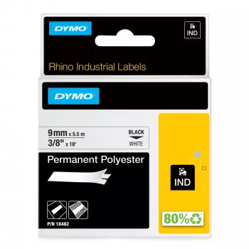 Juostelė etikečių DYMO IND Permanent Polyester 18482