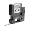 DYMO Rhino Industrial nuolatinės poliesterio etiketės | 12 mm x 5,5 m | juodas spausdinimas ant metalinio | skirta Rhino ir LabelManager etikečių spausdintuvams