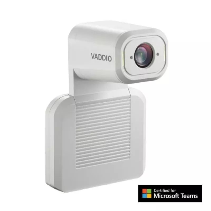 Vaddio IntelliSHOT-M automatinio sekimo kamera, 8,51 MP, Exmor, Full HD, 1920 x 1080 pikselių, 30 kadrų/s, balta