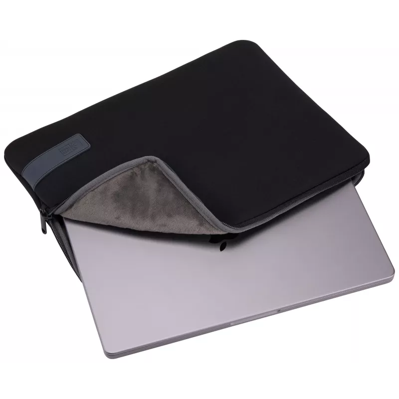 Case Logic Reflect REFMB114 – Juodas 35,6 cm (14 colių) rankovinis dėklas nešiojamam kompiuteriui