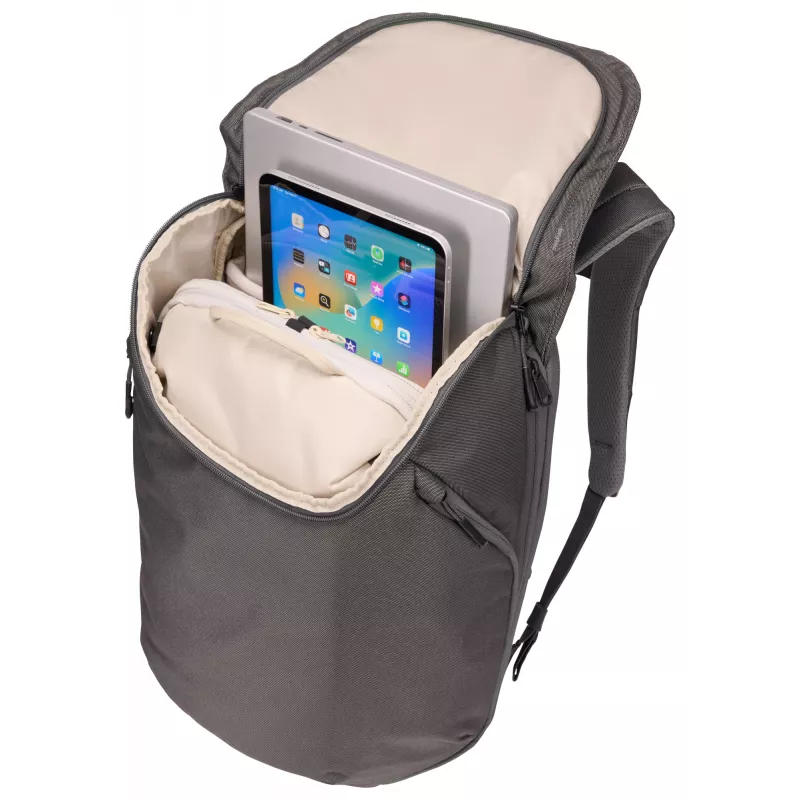 Thule Subterra 2 TSTB434 Vetiver Gray kelioninė kuprinė, pilka, poliesteris