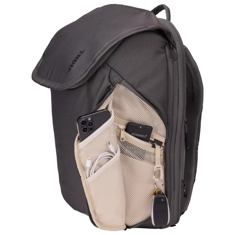 Thule Subterra 2 TSTB434 Vetiver Gray kelioninė kuprinė, pilka, poliesteris