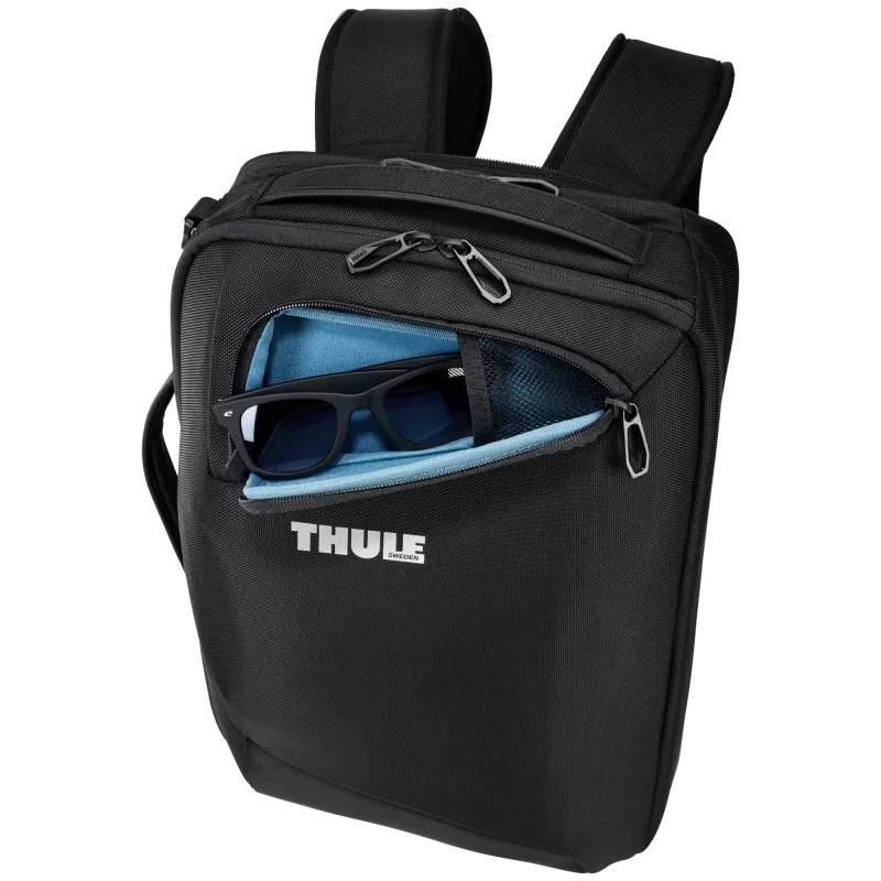 Kuprinė Thule Accent Convertible 17L – juoda, 17 L talpa, transformuojama į lagaminą