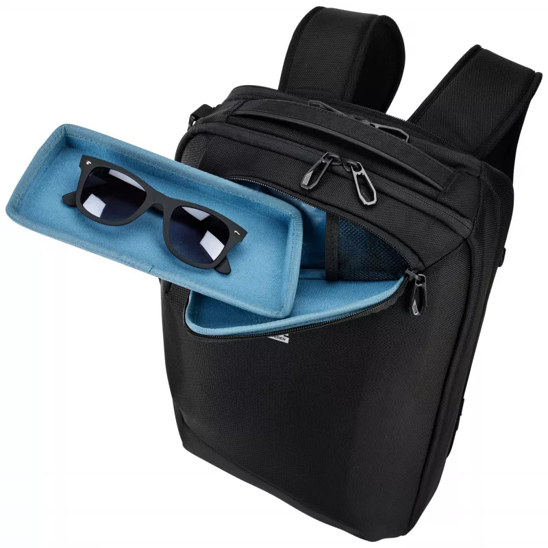 Kuprinė Thule Accent Convertible 17L – juoda, 17 L talpa, transformuojama į lagaminą