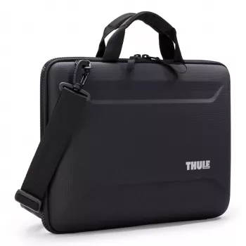 Nešiojamojo kompiuterio dėklas Thule Gauntlet 16, 16 colių MacBook, juodas, sustiprintas, su užtrauktuku