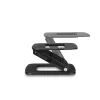 Kensington SmartFit EQ reguliuojamas kelių kampų nešiojamojo kompiuterio stovas, juodas, plastikinis, 33–40,6 cm (13–16 col.), 3 kg