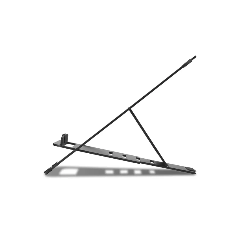 Kensington EQ reguliuojamas aliumininis nešiojamojo kompiuterio stovas, juodas, aliuminis, 25,4 cm (10 col.) – 43,2 cm (17 col.), 3 kg