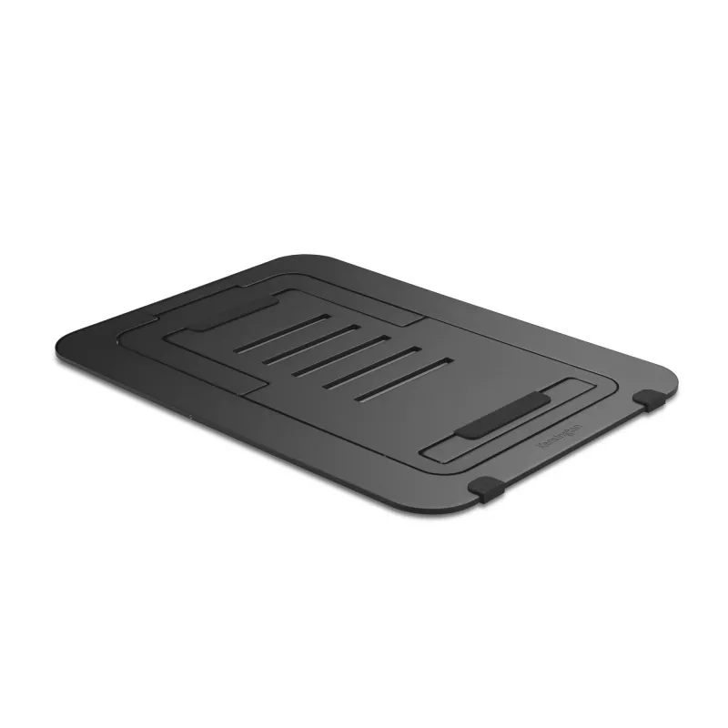 Kensington EQ reguliuojamas aliumininis nešiojamojo kompiuterio stovas, juodas, aliuminis, 25,4 cm (10 col.) – 43,2 cm (17 col.), 3 kg