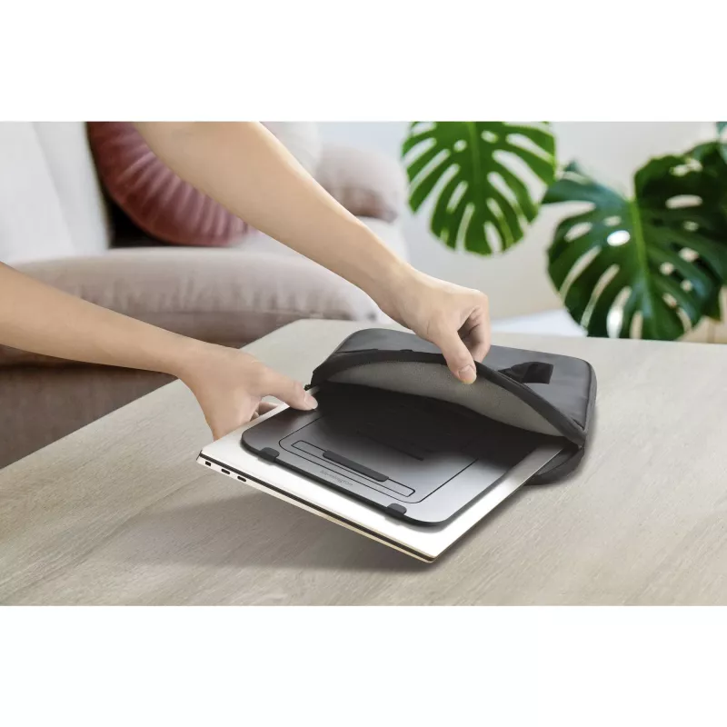 Kensington EQ reguliuojamas aliumininis nešiojamojo kompiuterio stovas, juodas, aliuminis, 25,4 cm (10 col.) – 43,2 cm (17 col.), 3 kg