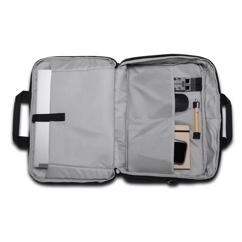 Portfelis Kensington K60390WW 40.6 cm 16 coli juodas