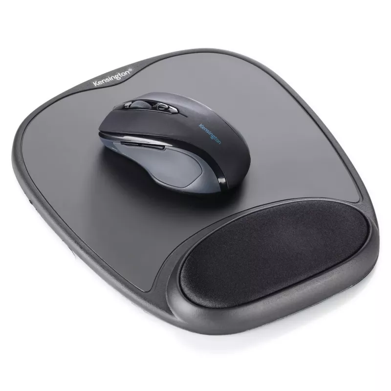 Kensington Comfort Gel juodas riešo pagalvėlė