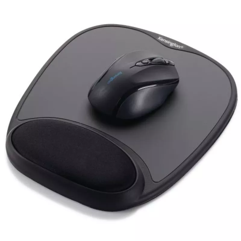 Kensington Comfort Gel juodas riešo pagalvėlė