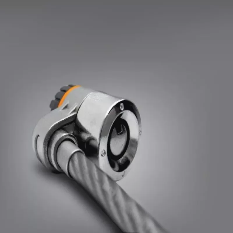 Kensington MicroSaver® raktinė dviguba nešiojamojo kompiuterio spyna, 2,2 m, apvalus raktas, plienas
