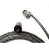 Kensington MicroSaver® raktinė dviguba nešiojamojo kompiuterio spyna, 2,2 m, apvalus raktas, plienas